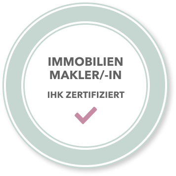 IHK zertifizert für geprüfte Immobilienmaklerin – Qualitätssiegel von TraumStil Home Staging