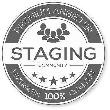 Badge der Home Staging Community, Premium Anbieter für Home Staging.
